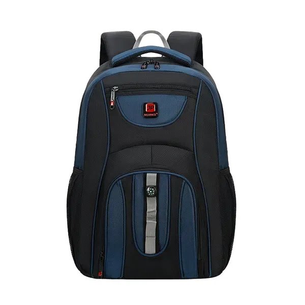 Синій міський рюкзак Justpack з компасом та відділенням для ноутбука до 15.6 дюйма