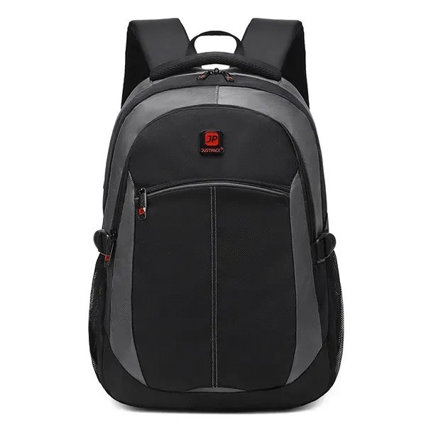 Сірий міський універсальний рюкзак Justpack для подорожей і щоденного використання з дихаючою спинкою