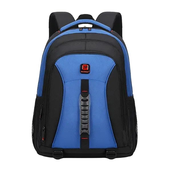 Сучасний міський синій рюкзак Justpack для щоденного використання в місті роботи та подорожей