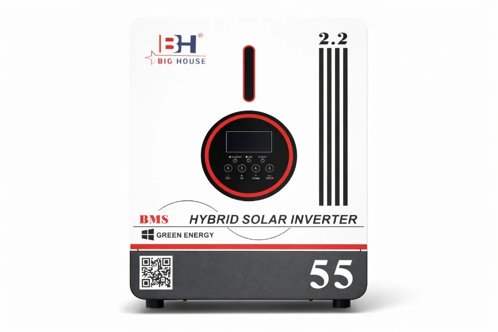 Гібридний інвертор Big House 12V (2200VA / 1800W) з MPPT 80A: Надійне автономне живлення для вашого дому!