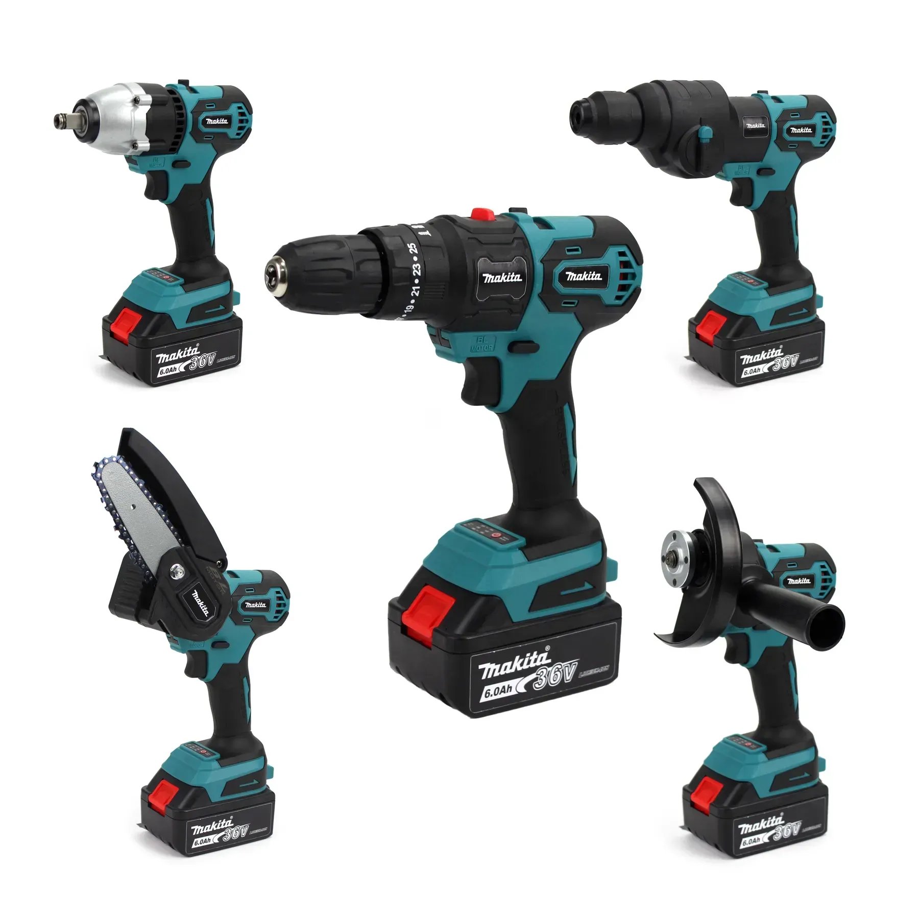 Акумуляторний багатофункціональний інструмент Makita DF482DWE 5в1