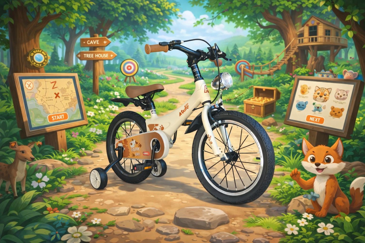 Дитячий велосипед Atule QK001-14