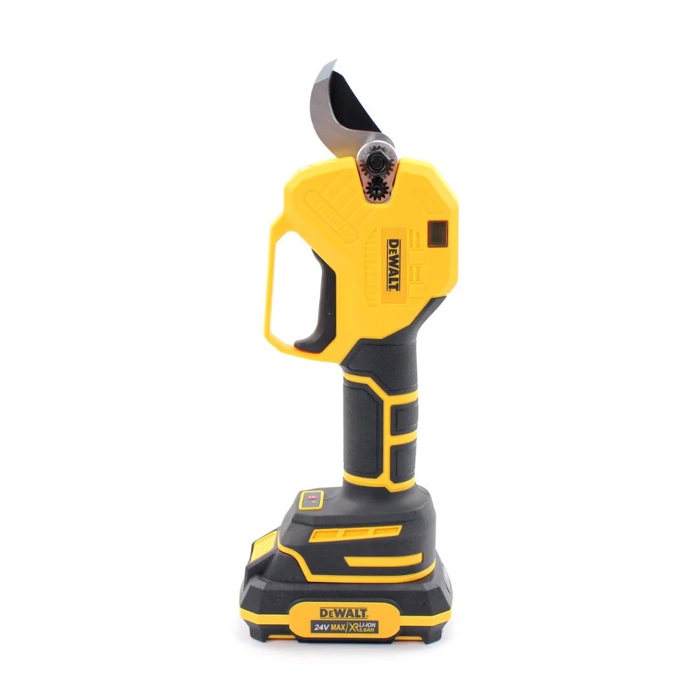 Акумуляторний секатор DeWalt DCMPP560P1 (24V, 5.0 А·год, 2 АКБ, різ 30 мм): Максимальна автономність та професійний контроль!