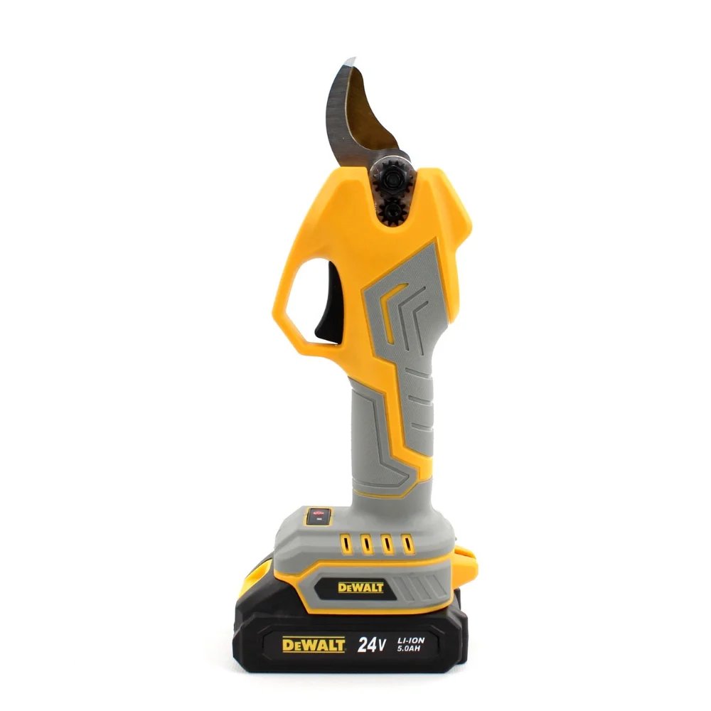 Акумуляторний секатор DeWalt DCMPP560P2 Digital (24V, 5.0 А·год): Професійний цифровий контроль та максимальна ефективність різу!
