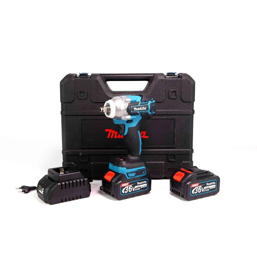 Акумуляторний ударний гайкокрут Makita DTW301 (36V, 6.0 А·год) з набором інструментів: Професійна потужність та повна комплектація!