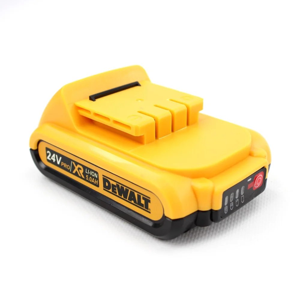 Акумулятор DeWalt (24V, 5Ah) з індикацією під базу: Потужне та надійне джерело живлення для інструменту!