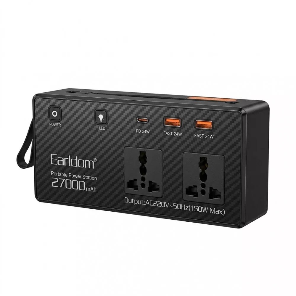Портативна зарядна станція Power Station 150W Earldom ET-LT02: Компактне джерело енергії для ваших гаджетів!