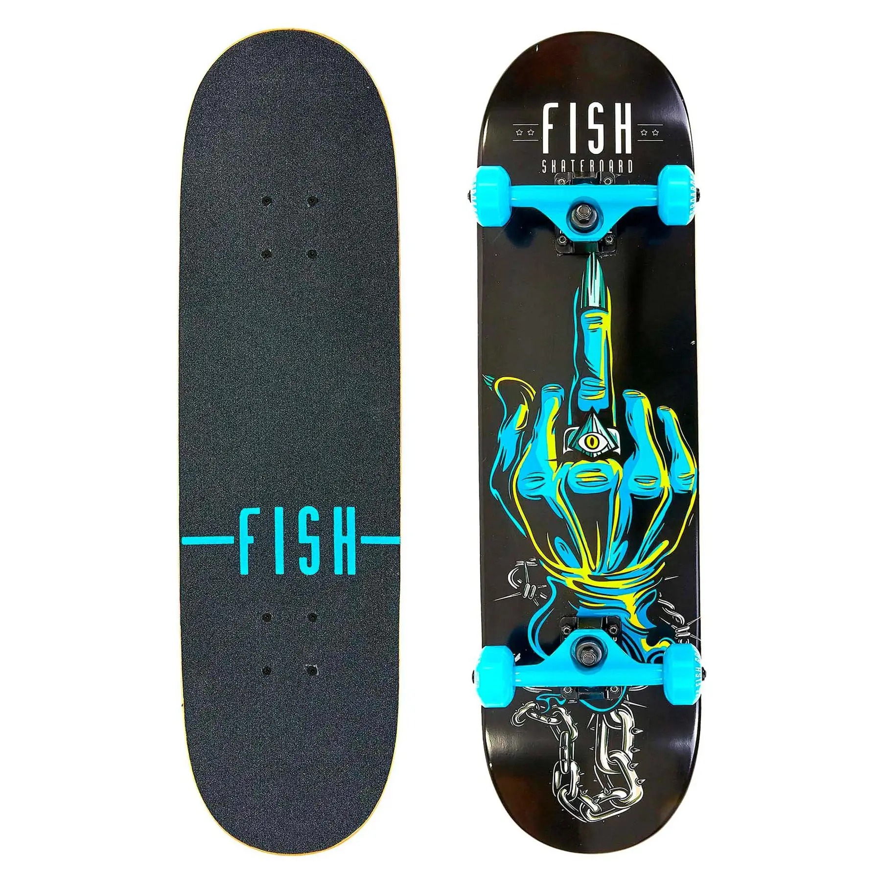 Скейтборд Fish Skateboard 3108: Професійна якість для впевнених райдерів,Finger