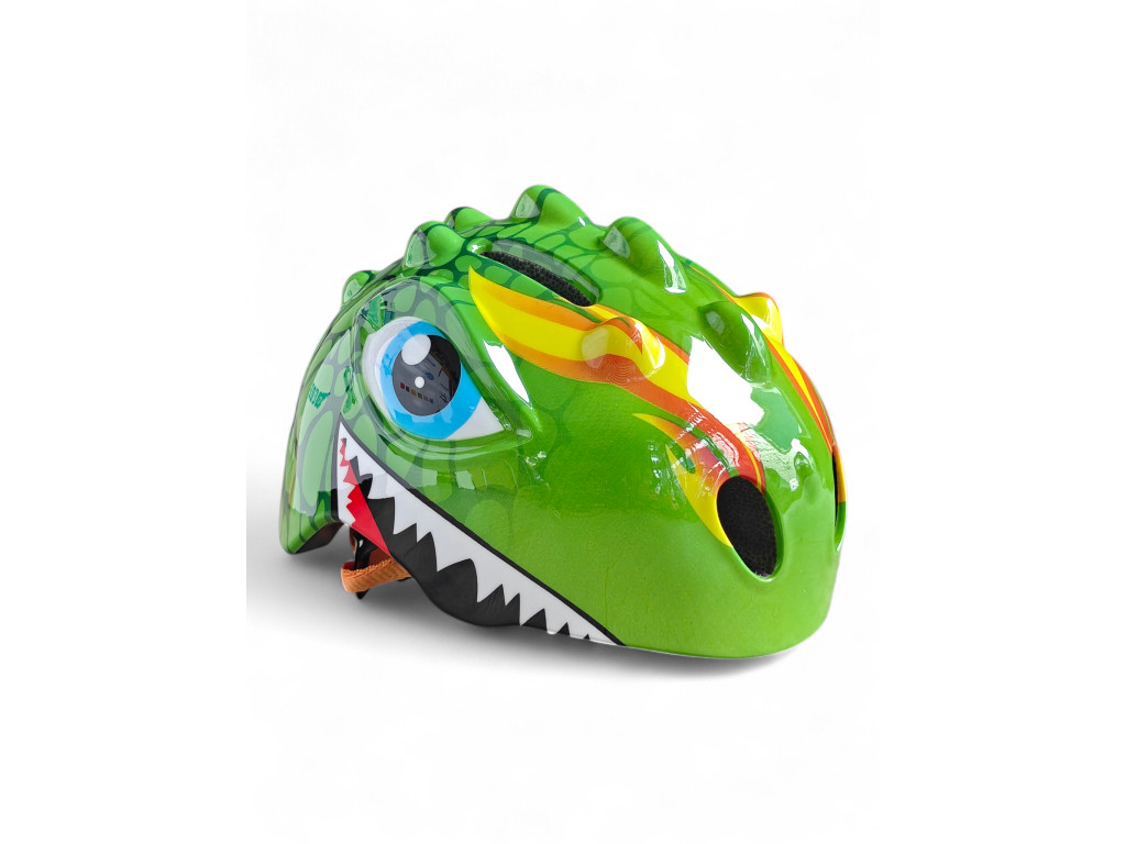Дитячий захисний шолом Dino Rider CL-KL-02: Безпека та комфорт для маленьких дослідників,Салатовий