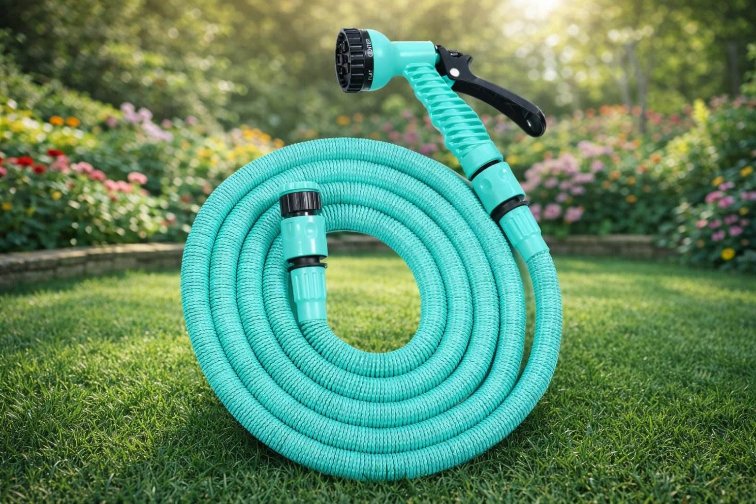 Шланг для поливу, що розтягується, EXPANDABLE GARDEN HOSE (K-75FT / 22,5 м): Розумне рішення для середніх ділянок